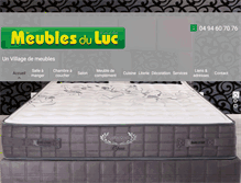 Tablet Screenshot of meublesduluc.fr